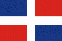 Доминиканская Республика. Флаг.