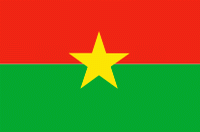 Буркина-Фасо. Флаг.