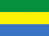 Габон. Флаг.