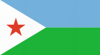 Джибути. Флаг.